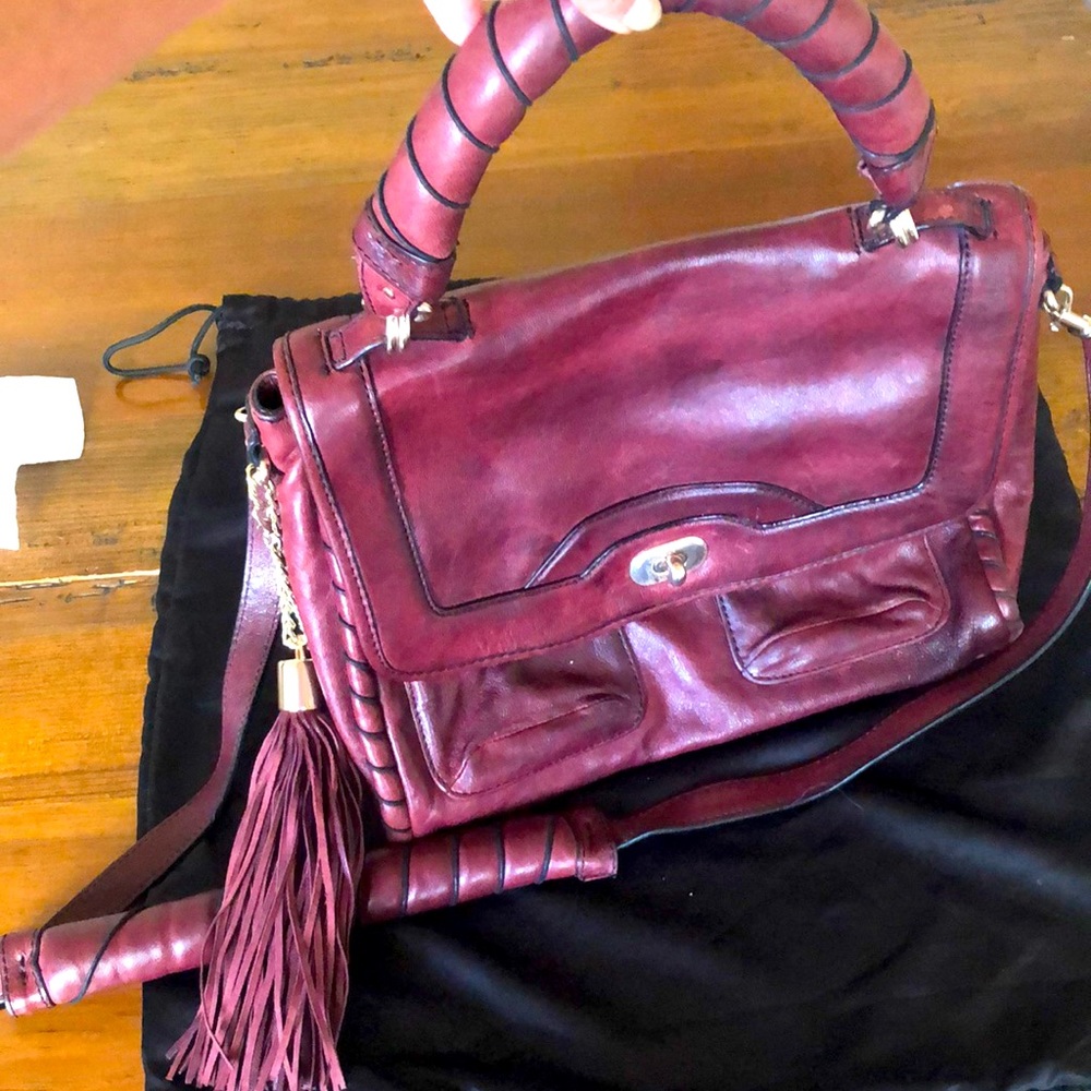 Cynthia Rowley Satchel with shoulder strap.